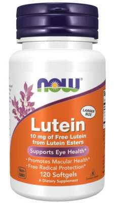 NOW Foods Lutein 10 mg - 120 Softgels