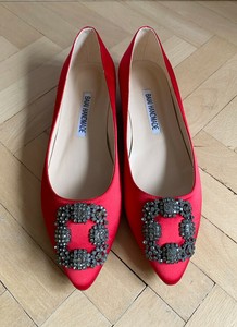 red flat shoes uk