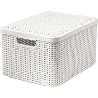 Curver Aufbewahrungsbox Ordnungsbox Sammelbox Kiste Natural Style L Mit Deckel