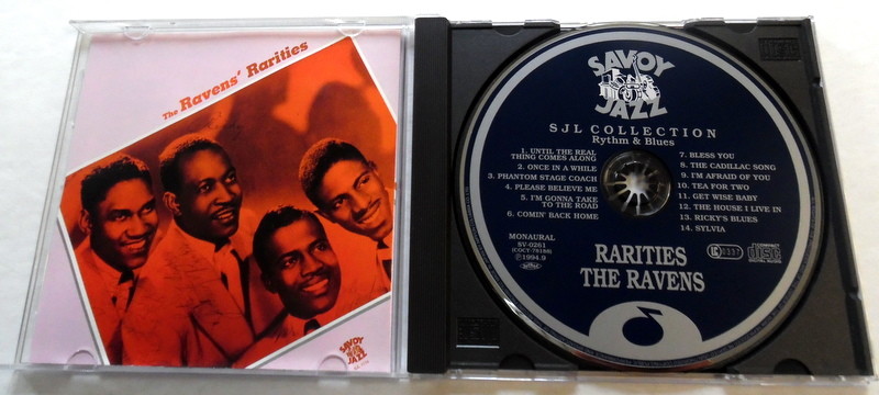 The RAVENS CD The Ravens' Rarities DENON Japan Import 1994 DOO Wop