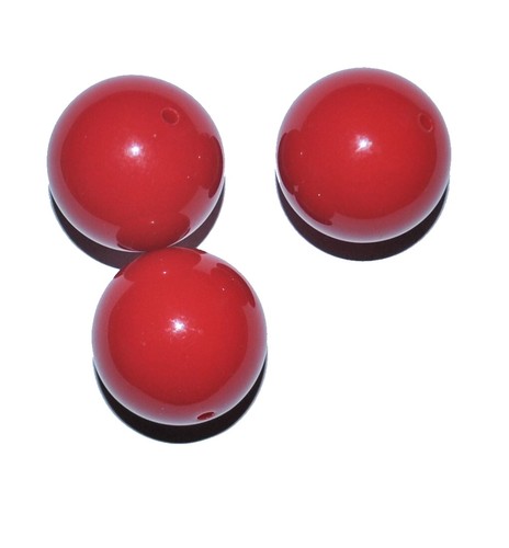 wholesale AAA quality huge heavy solid acrylic round beads of 30 mm, 10 colours - Picture 11 of 11