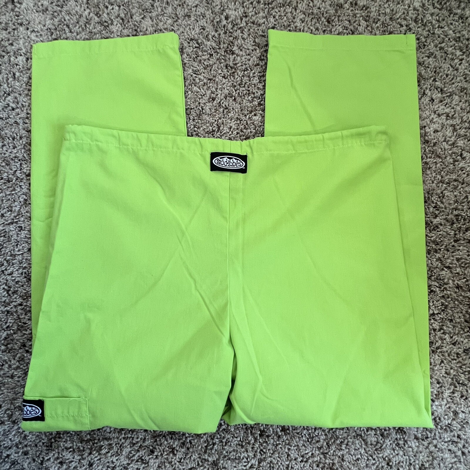 Vintage Scrubs  90s Y2K Neon Green Modrobes Loung… - image 5