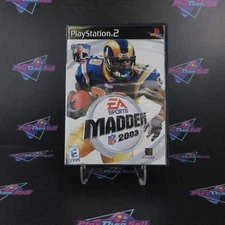 Madden NFL 2003 PS2 PlayStation 2 + Reg Card Complete - 1 Year Warranty EX Cond