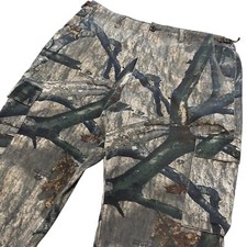 VTG Men s Cabela s Outdoor Mossy Oak Camo Cargo Pants Bottoms Jeans 38x30 Y2K