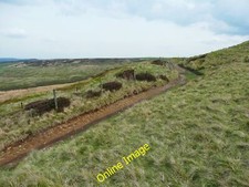 Photo 6x4 Track on Great Green Meltham This is probably used by gamekeepe c2014