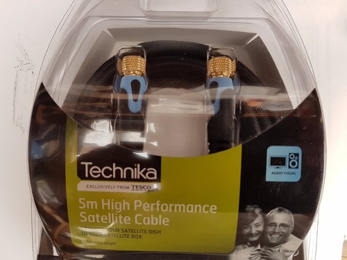 Technika 5m High Performance Satellite Cable TKCCS5SS13 Gold Connectors - Sealed - 第 3/5 張圖片