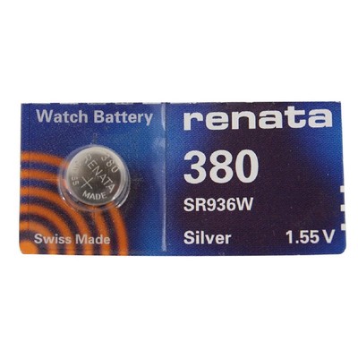 Renata Single Watch Battery Swiss Made Renata 380 or SR936SW 1.5V Fast Shipping 