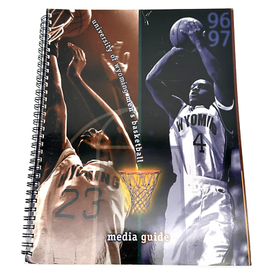 1996 Wyoming Cowboys Basketball Media Guide NCAA Roster Stats Schedule  Photos