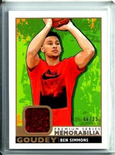 Ben Simmons 2017 Upper Deck Goodwin Champions Goudey Memorabilia #GM-BS #d 06/25