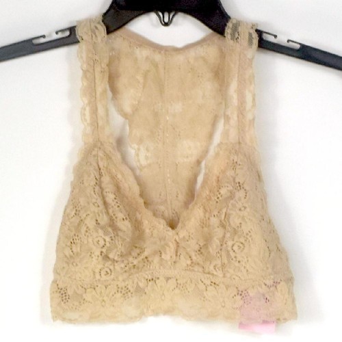Jenni by Jennifer Moore Lace Racerback Bralette Chai Size S New - Picture 2 of 3