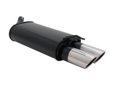 Novus Sportendschalldämpfer für Renaul Twingo (C06) 2 x 76mm SR-Design