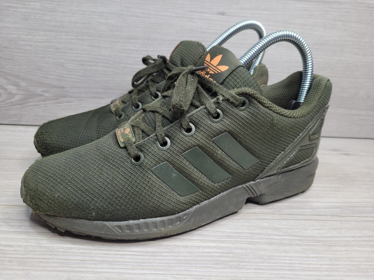 Khaki Zx Flux Collection Adidas Originals ZX Flux Green/Khaki