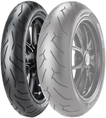 PIRELLI DIABLO ROSSO II 120/70ZR17 D SPEC 120/70R17 Front BW Motorcycle Tire 58W