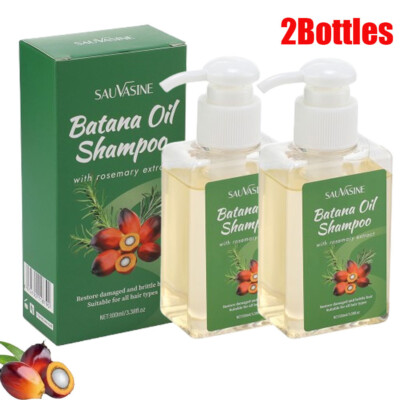 5/3PCS Organic Batana Oil Shampoo Rosemary Hair Growth Scalp Repair Nourishing