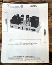 Don McGohan WA-312 Amplifier Sams Photofact Service Manual *Original*