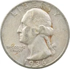 1936-D Washington Quarter *9251