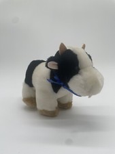 Vintage Dakin Cow Plush Stuffed Farm Animal 1986