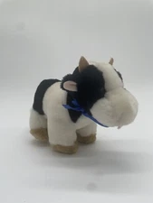 Vintage Dakin Cow Plush Stuffed Farm Animal 1986