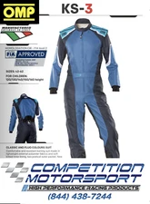 OMP KS-3 KART RACING SUIT - AUTHORIZED USA DEALER - FREE SHIPPING