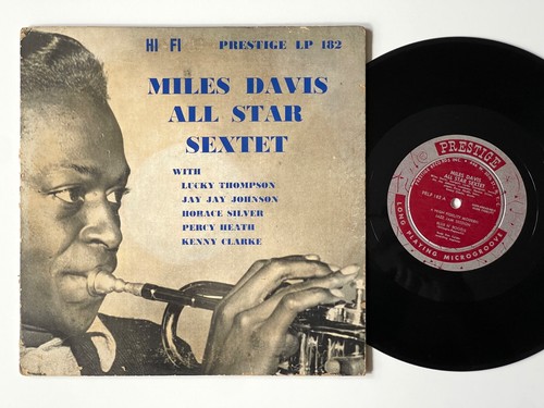 Miles Davis All-Star Sextet Prestige PRLP 182 Original 10" Pressing