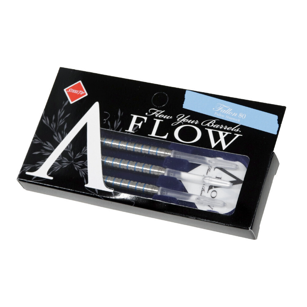 Dynasty A-Flow Fallon 80 - Blue Label Steel Tip Darts - 22g