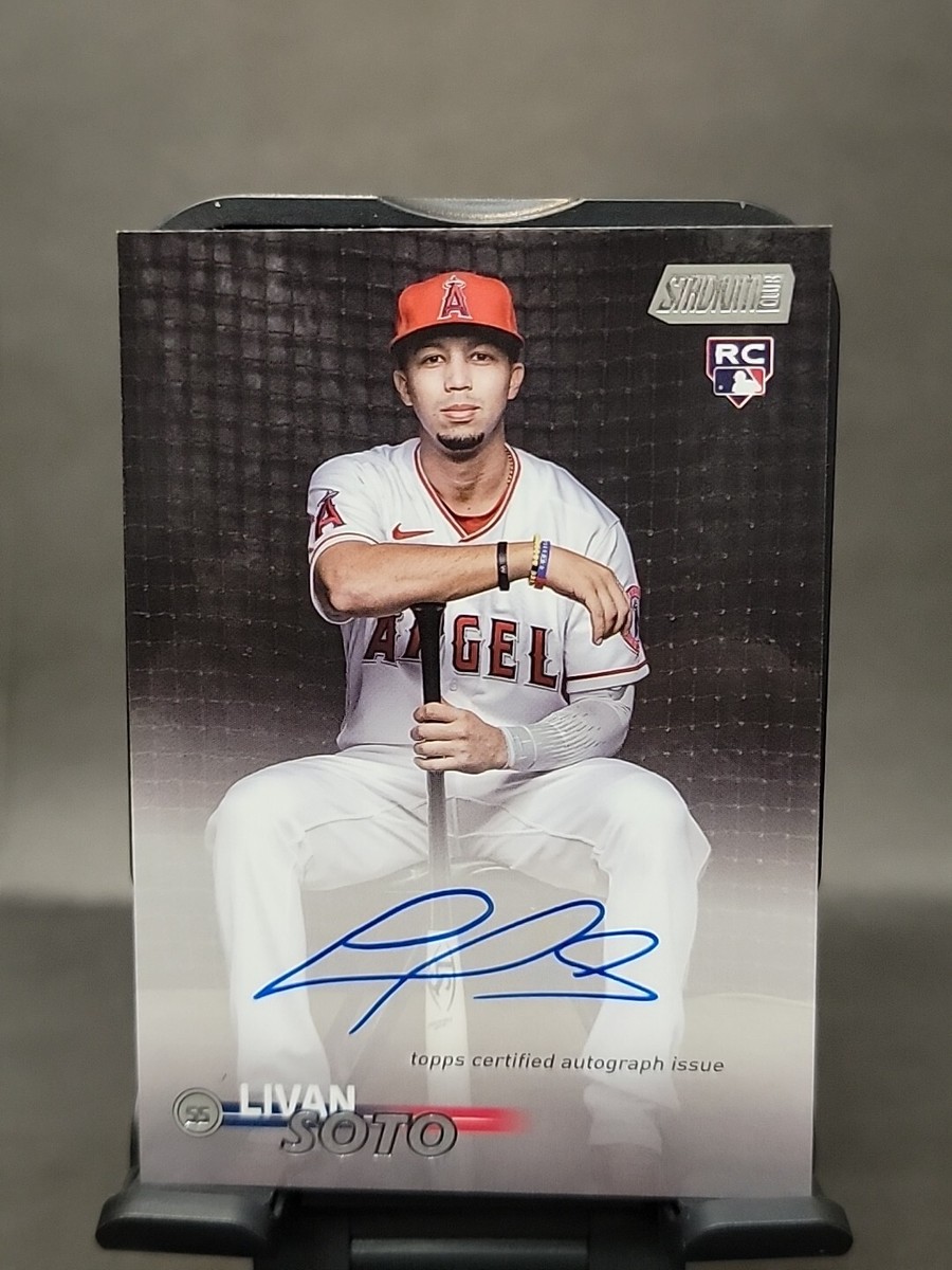 2023 Topps Stadium Club Auto SCBA-LSO Livan Soto - Los Angeles