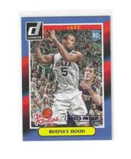 2014-15 Donruss The Rookies Insert Press Proofs Purple #17 Rodney Hood - 151/199