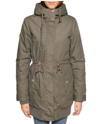 MAZINE Damen Jacke Parka Wintermantel Chelsey Parka mud braun Gr