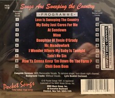 1170 SONG ARE SWEEPING  POCKET SONGS KARAOKE CDG  LOT MI
