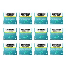 Listerine Cool Mint PocketPaks Fresh Breath Strips 24 Count Pack of 12
