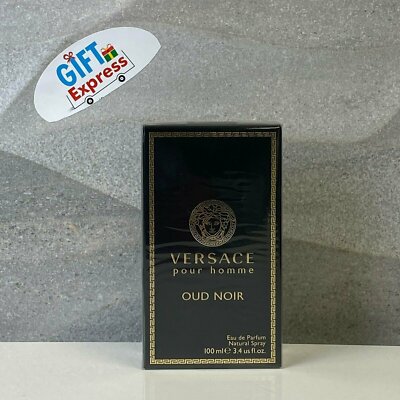 Versace Pour Homme Oud Noir Cologne by Versace 3.4 oz EDP Spray for Men New