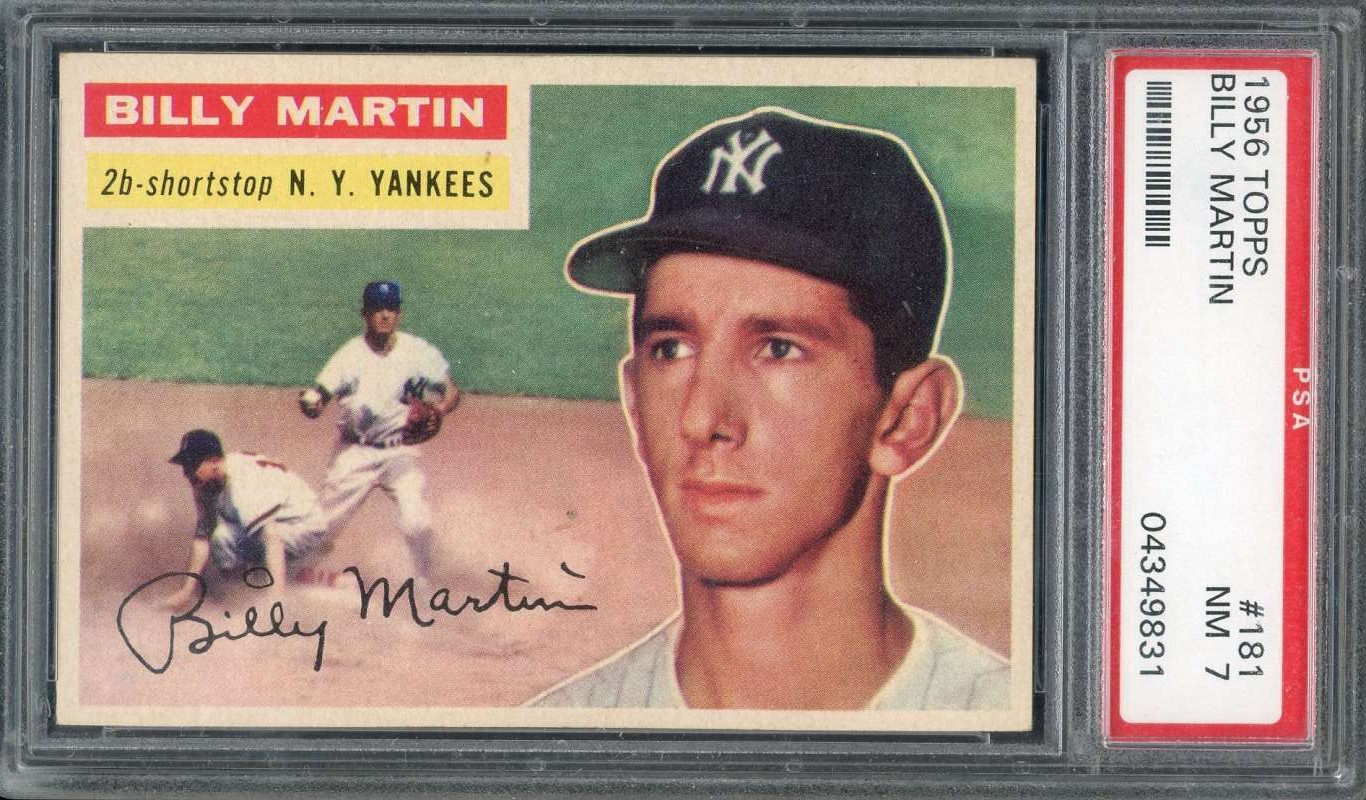 1956 Topps 181 Billy Martin PSA 7 04349831