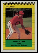 1991 ProCards Larry Gilligan Johnson City Cardinals