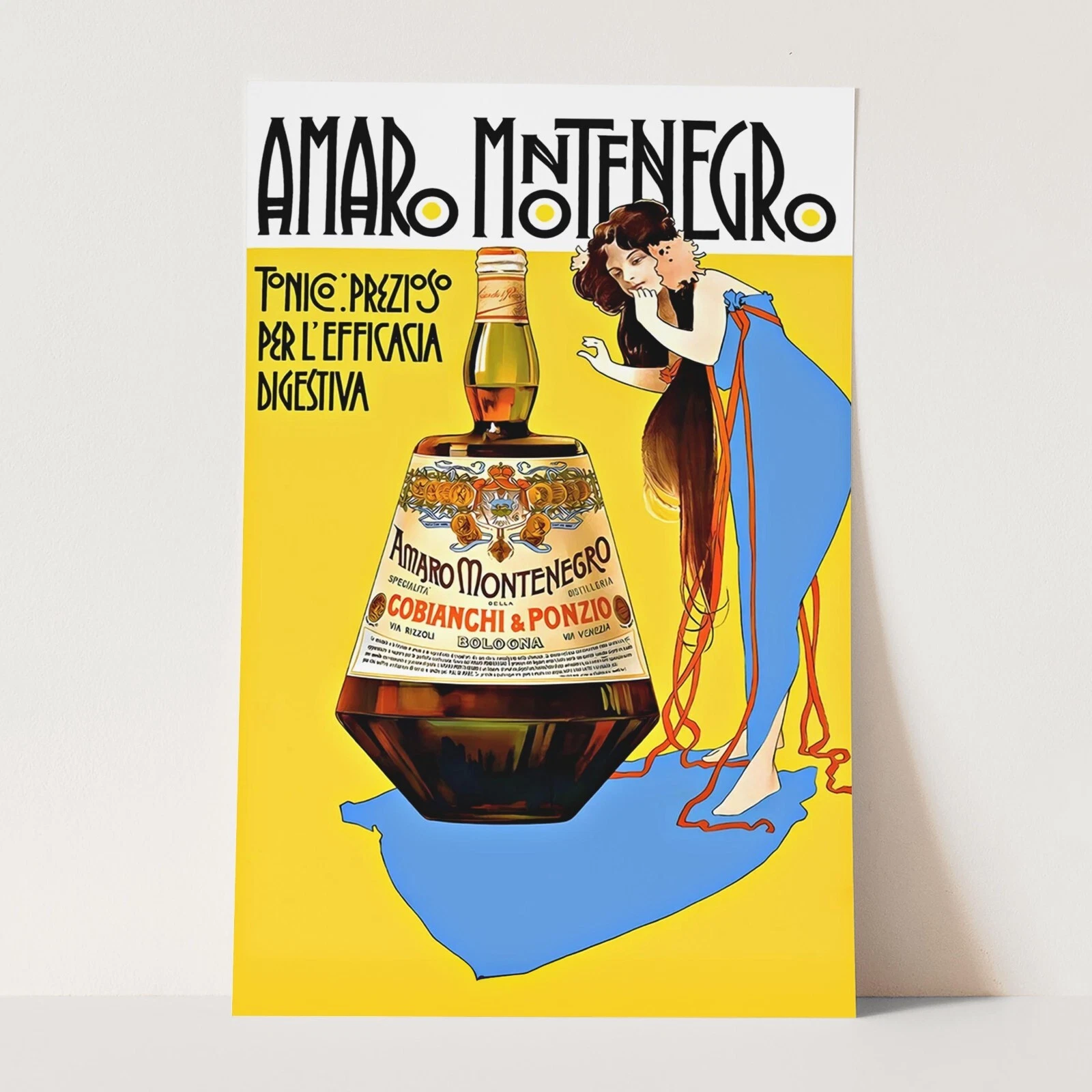Amaro Montenegro Vintage Drinking Advertising Posters Wall Art Poster Print
Opens in a new window or