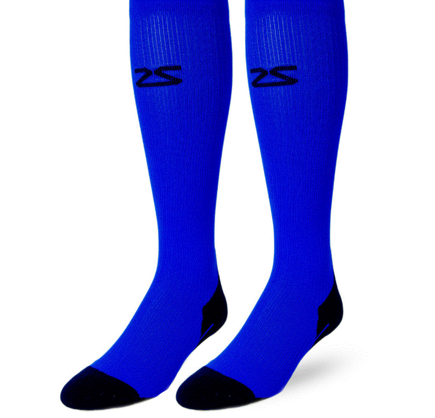 Zensah Tech+ Compression Socks Running Hiking Cycling Travel PAIR (2