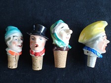 Alte Porzellan Schnapsnasen Bottle Stopper Pourer Verseur Ausgie&szlig;er Lot Konvolut