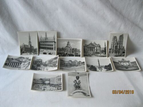 Vintage Snapshots of Brussels packet - 12 photos FREE SHIPPING