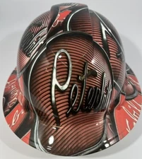 New Full Brim Hard Hat Custom Hydro Dipped PETERBILT