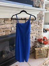 Blue Asymetrical Dress From Lulu’s Size M