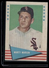 1961 Fleer Baseball Greats (F418-3) #58 Marty Marion