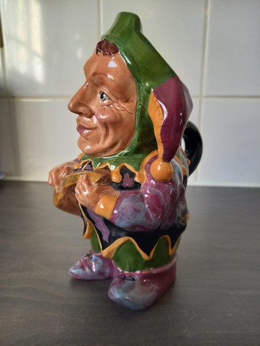 Staffordshire Jester Toby Jug Pitcher - Picture 3 of 5