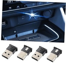 Mini USB LED Car Light, DC 5V Intelligent Interior Car Lights, USB-A 4