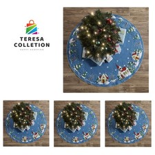 Christmas Village Tree Skirt Felt Applique Kit Large