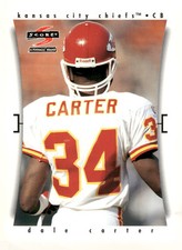 1997 Score #262 Dale Carter Kansas City Chiefs Football Card
