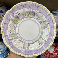 Vietri Pottery-Campagna Style Pattern 9’’ Pasta Plate Made/Painted by hand-Italy