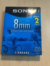 Sony 8mm Standard Video 8 NTSC 120 Min MP Camcorder Tape 2 Pack New Sealed