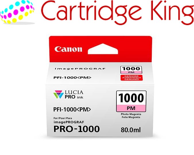Canon PFI-1000PM Photo Magenta Printer Ink Cartridge