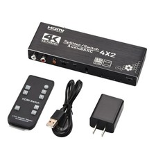 4 In 2 Out 1080P 4K 60Hz HDMI Switch Video Splitter Adapter With ARC Function C