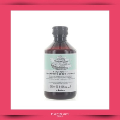 Davines Naturaltech Detoxifying Scrub Shampoo 250ml 8.45oz NEW FAST SHIP