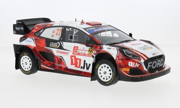 IXO18RMC215.22 IXO Ford Puma Rally1 Car #22 1:18 2024 Ready Model